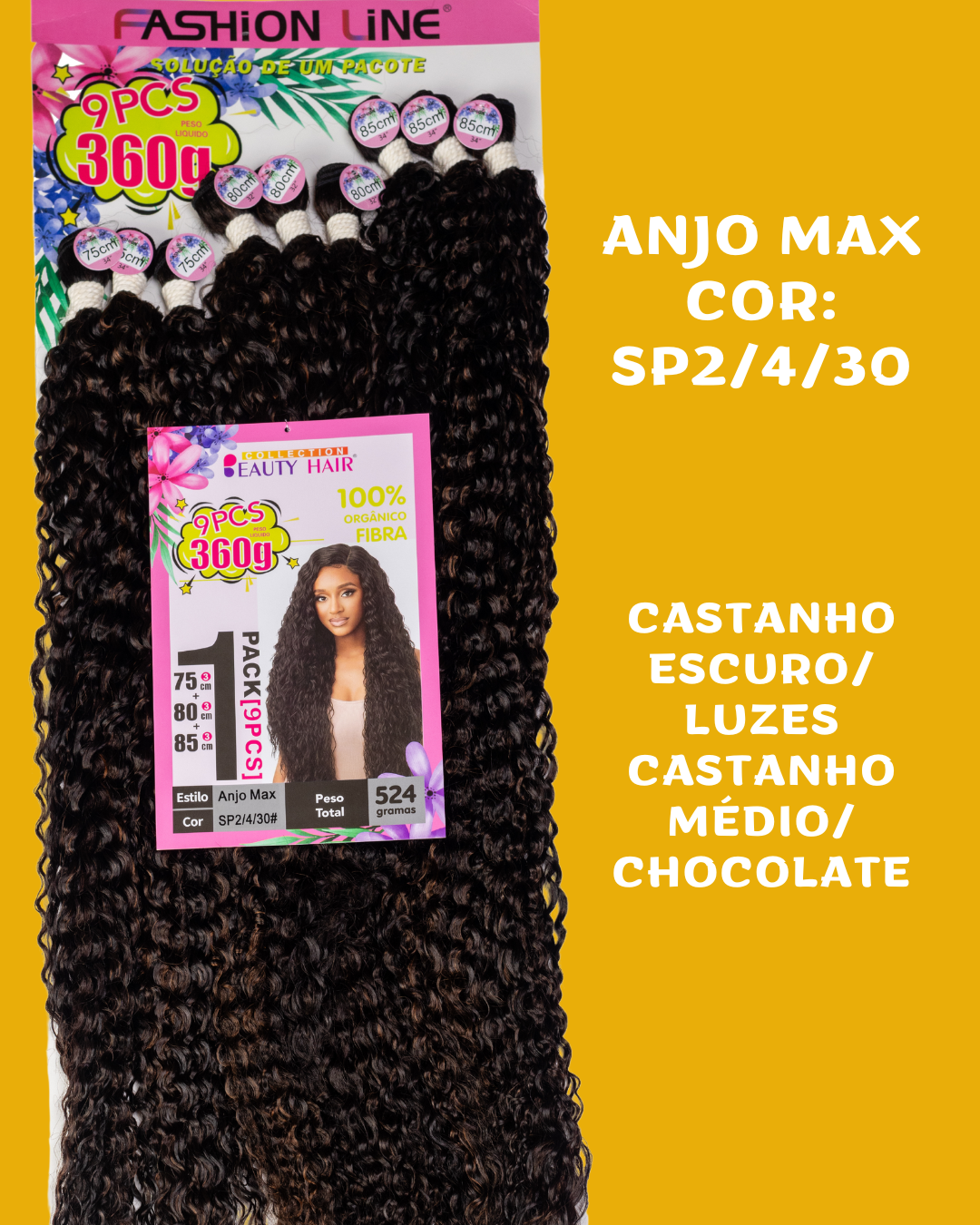 Anjo Max 85cm FASHION LINE - Fibra Orgânica
