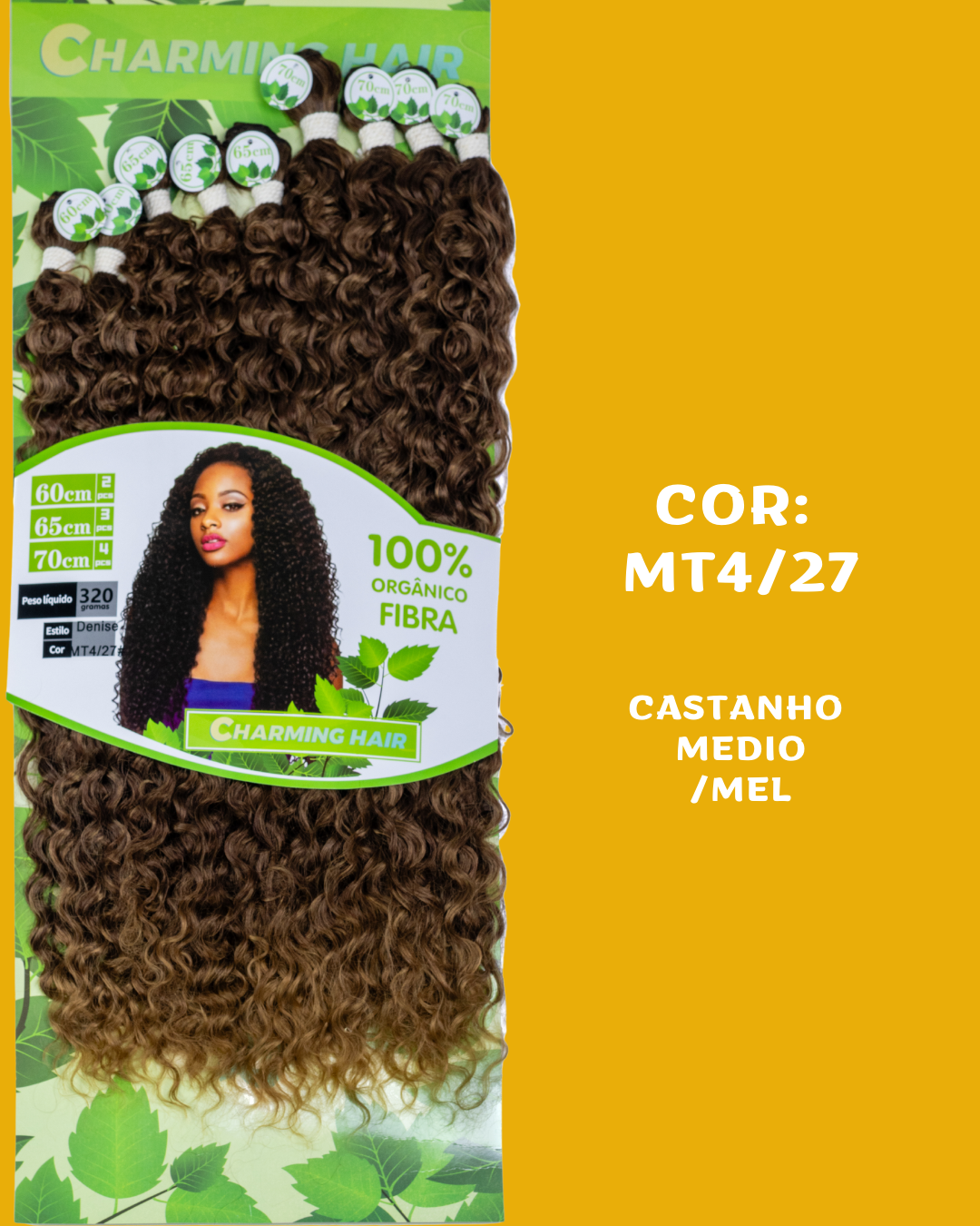 Denise/Anjo 70cm - Charming Hair/Fashion Classic - 300 gramas - Bio Vegetal
