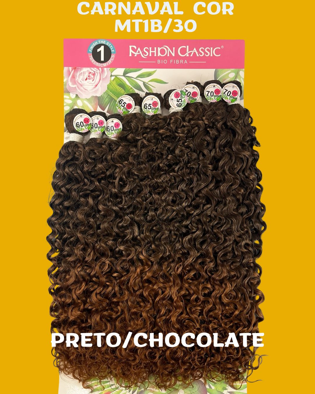 CARNAVAL 70cm - FASHION CLASSIC - Cabelo Cacheado- Bio Fibra