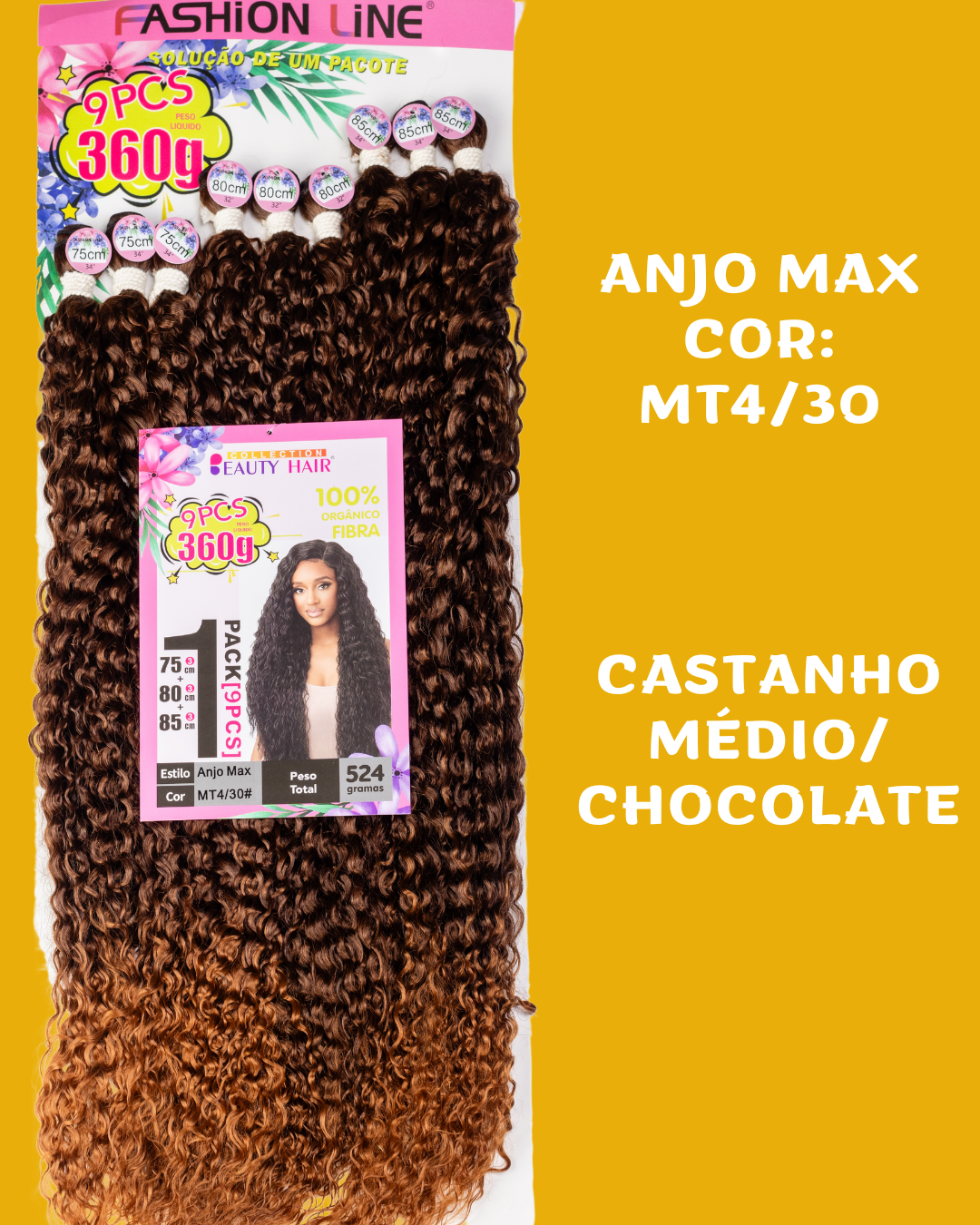 Anjo Max 85cm FASHION LINE - Fibra Orgânica