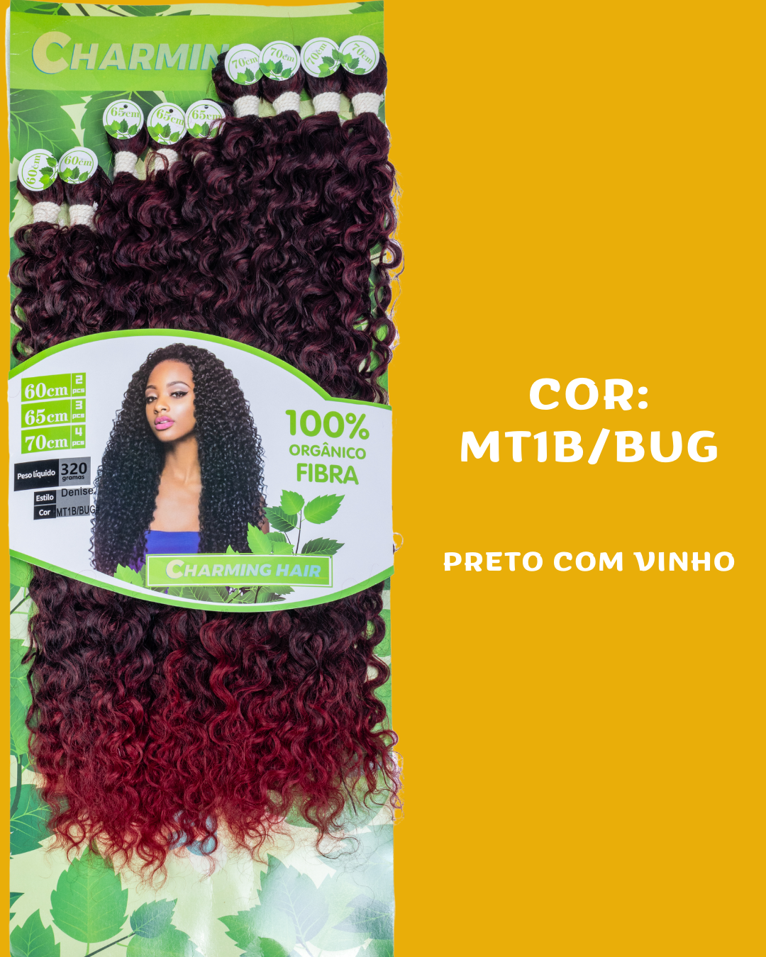 Denise/Anjo 70cm - Charming Hair/Fashion Classic - 300 gramas - Bio Vegetal