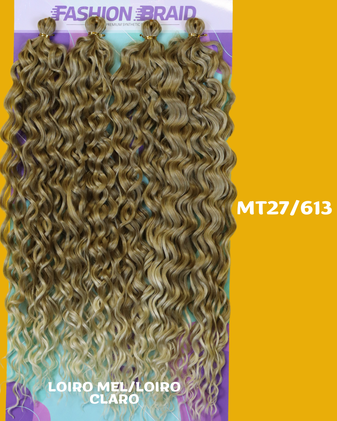 HawaII 55 CM - Fashion Braid - Cabelo crochet - Cabelo crochê braids - Sintetico premium