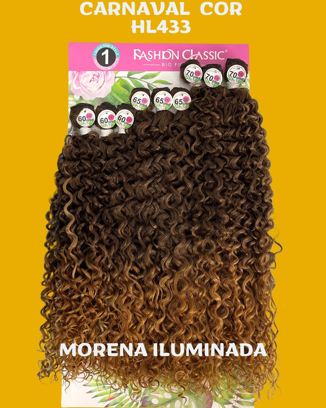 CARNAVAL 70cm - FASHION CLASSIC - Cabelo Cacheado- Bio Fibra
