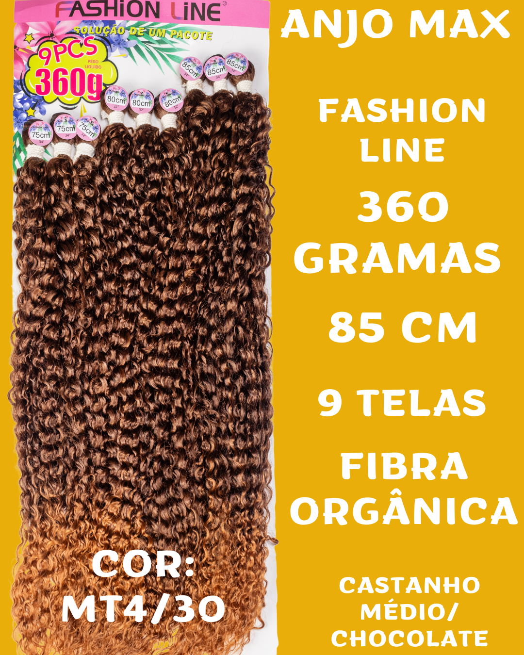 Anjo Max 85cm FASHION LINE - Fibra Orgânica