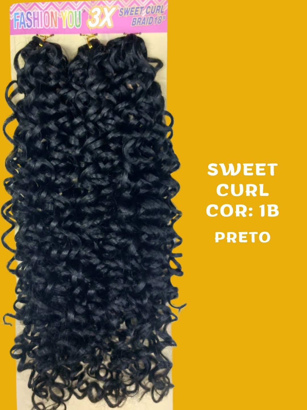 Sweet Curl - 45cm - Fashion You - Crochê