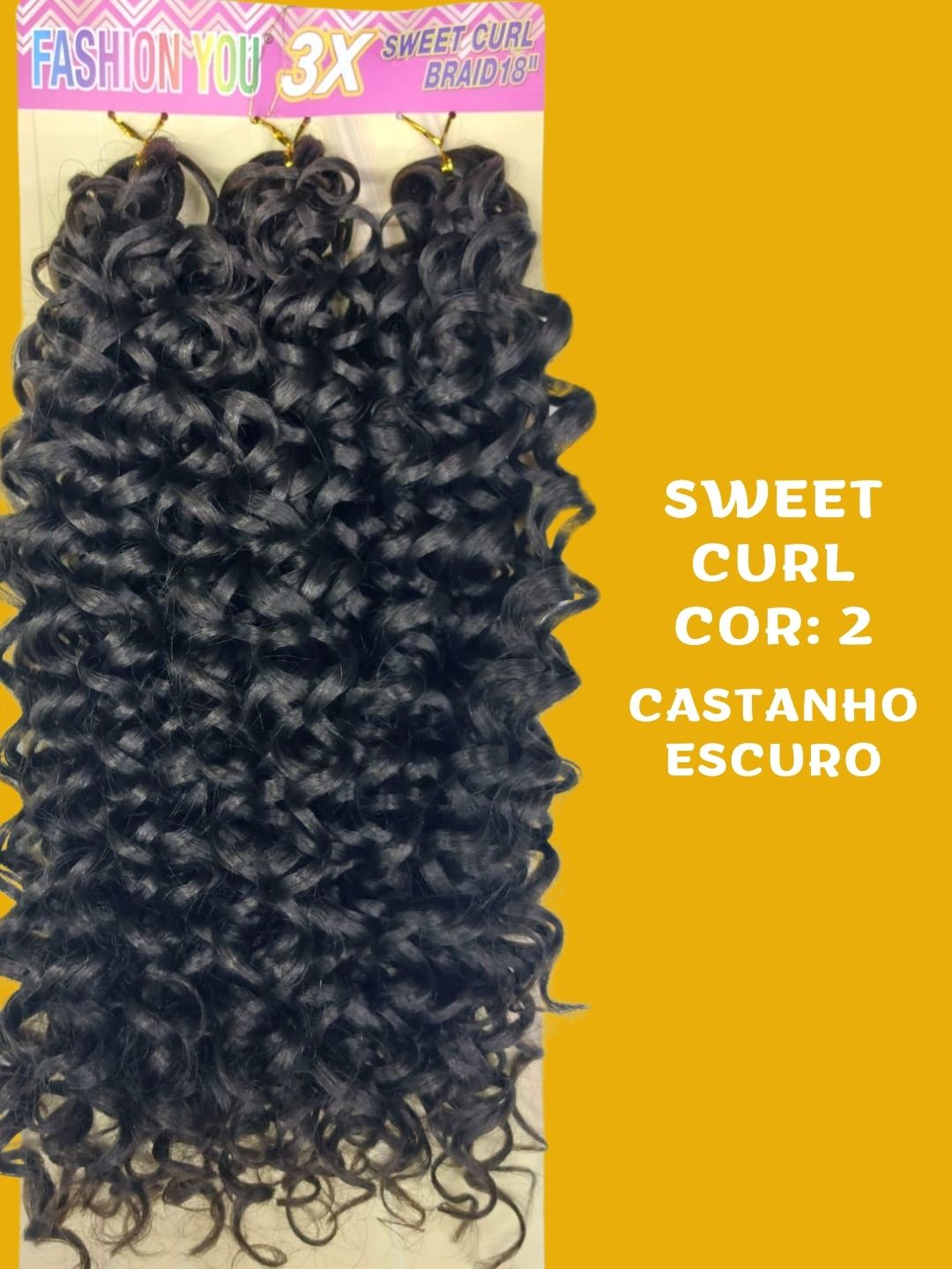 Sweet Curl - 45cm - Fashion You - Crochê