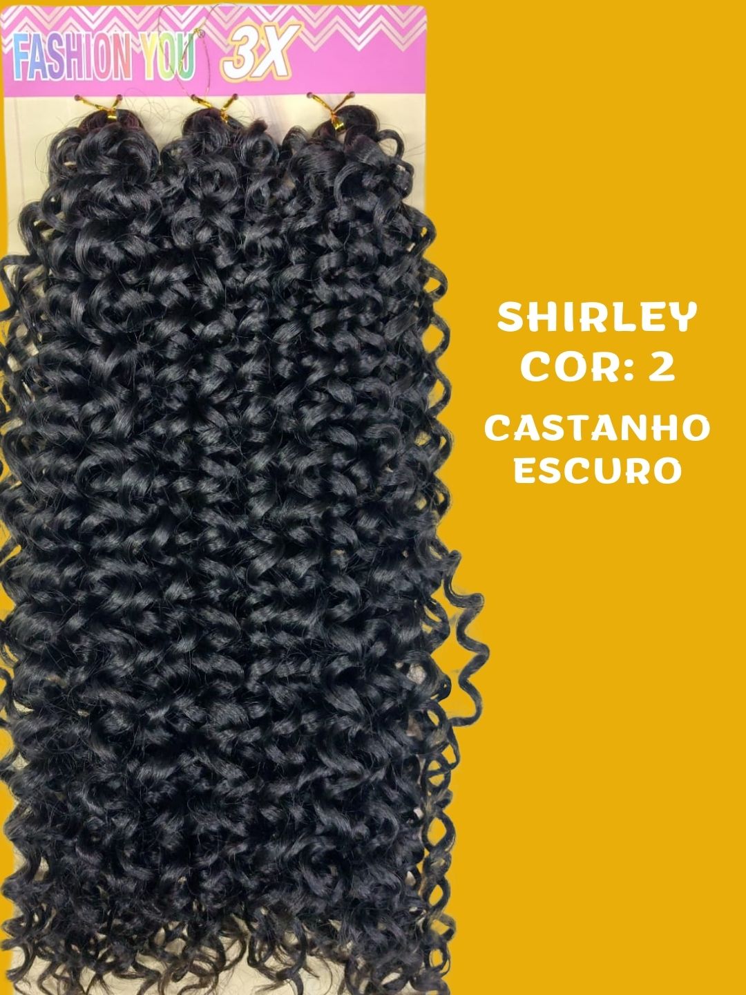 Shirley Curl - 45cm - Fashion You - Crochê
