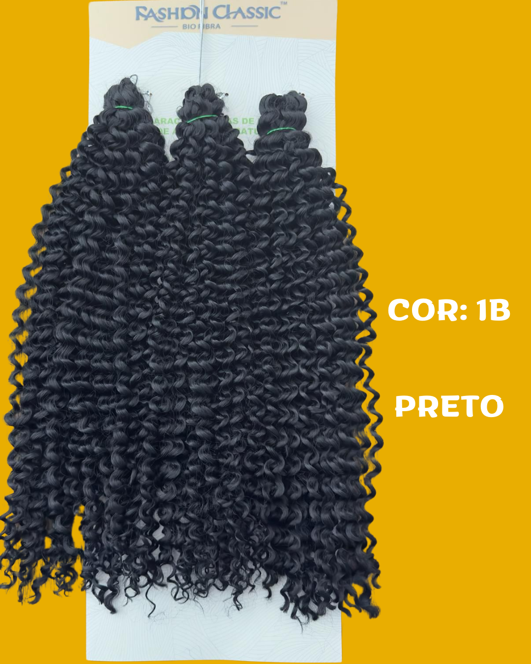 Deusa 65cm Fashion Line Cabelo Orgânico Cacheado 320g.