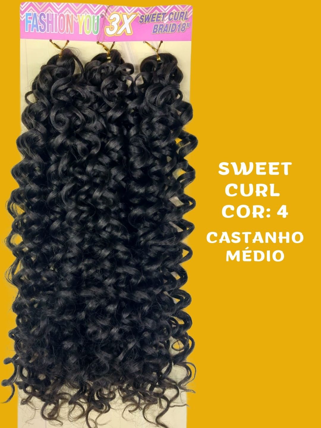 Sweet Curl - 45cm - Fashion You - Crochê