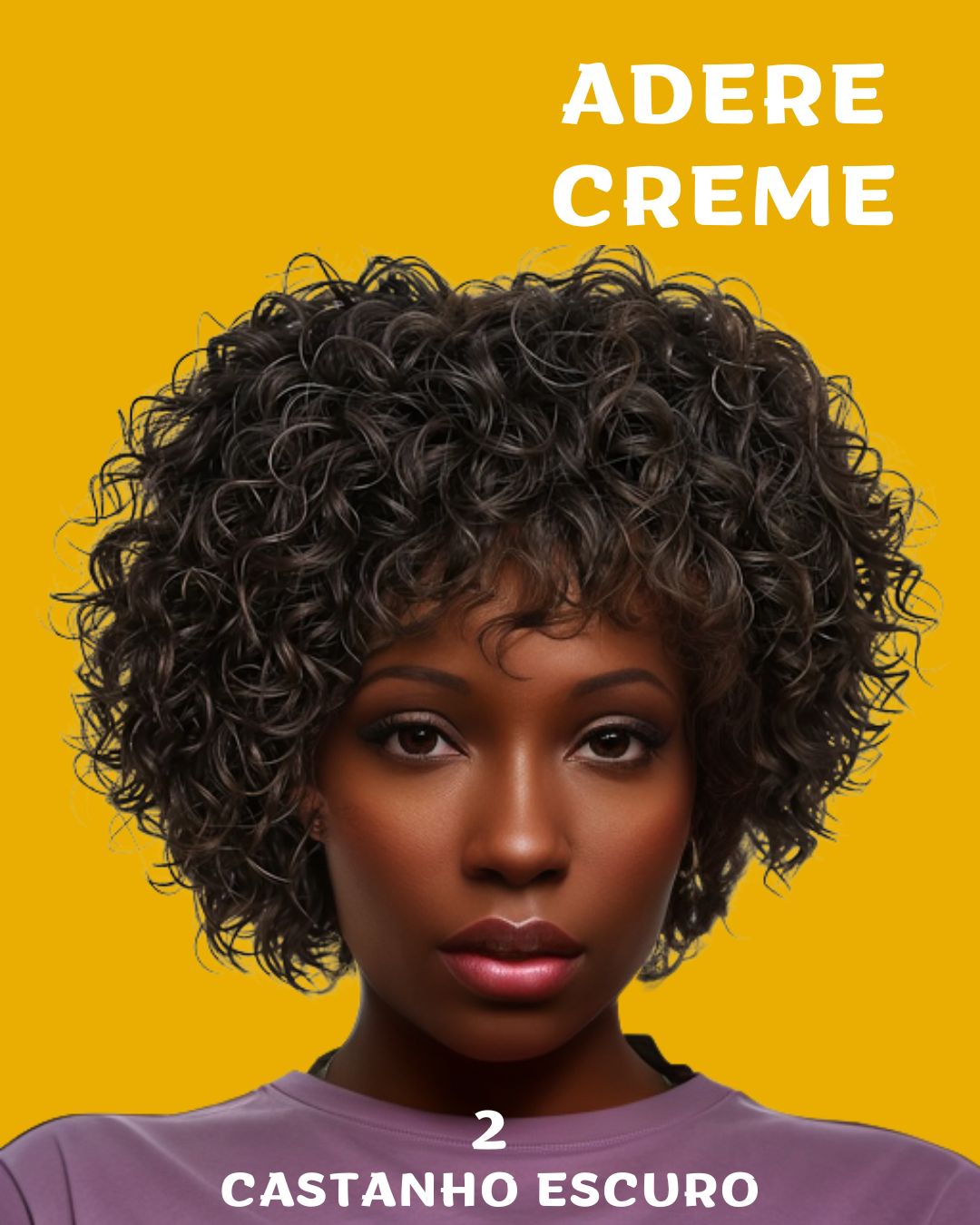 Amélia 45cm - Brazilian Idol - 220 gramas - Fibra orgânica