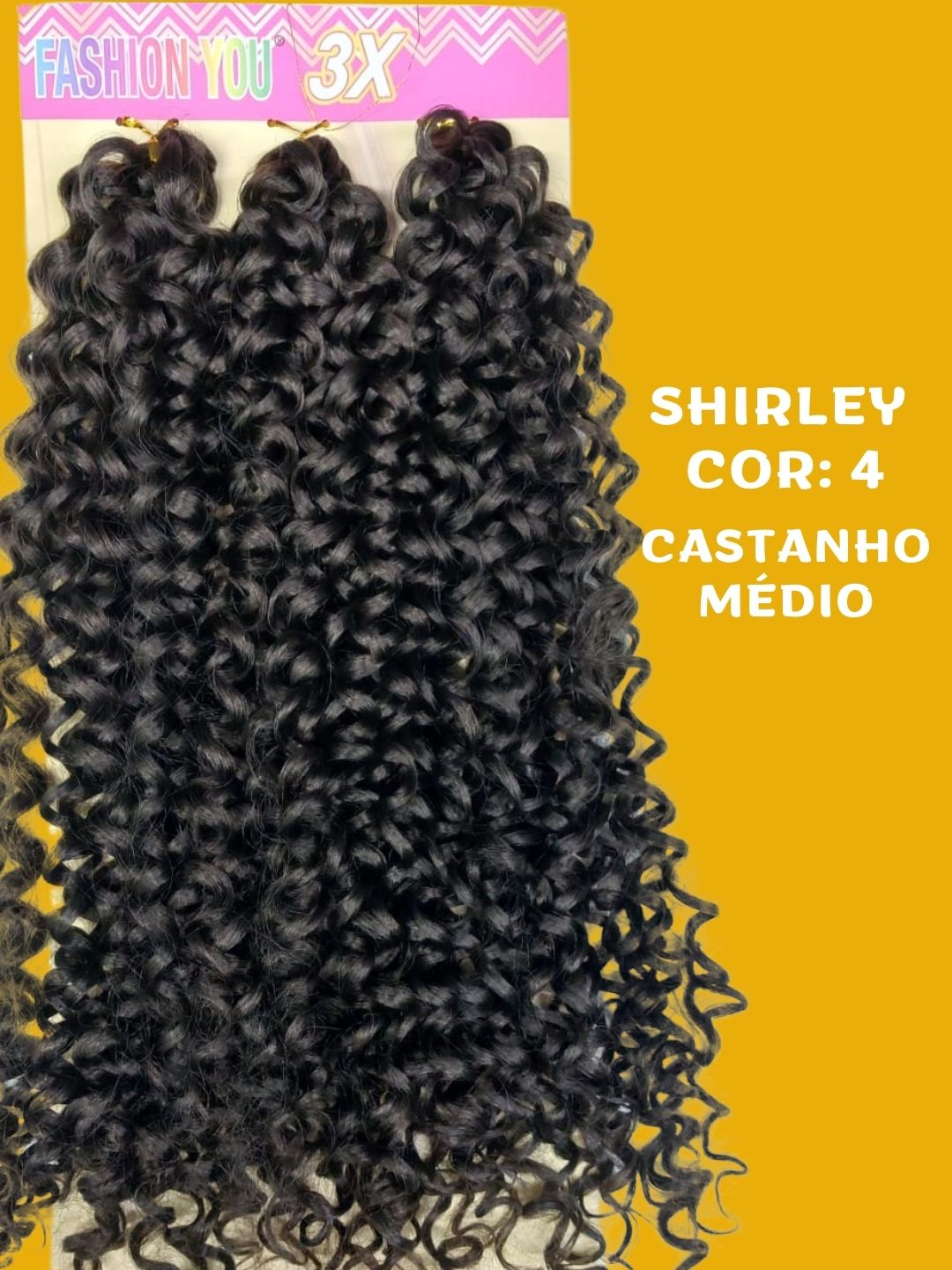 Shirley Curl - 45cm - Fashion You - Crochê