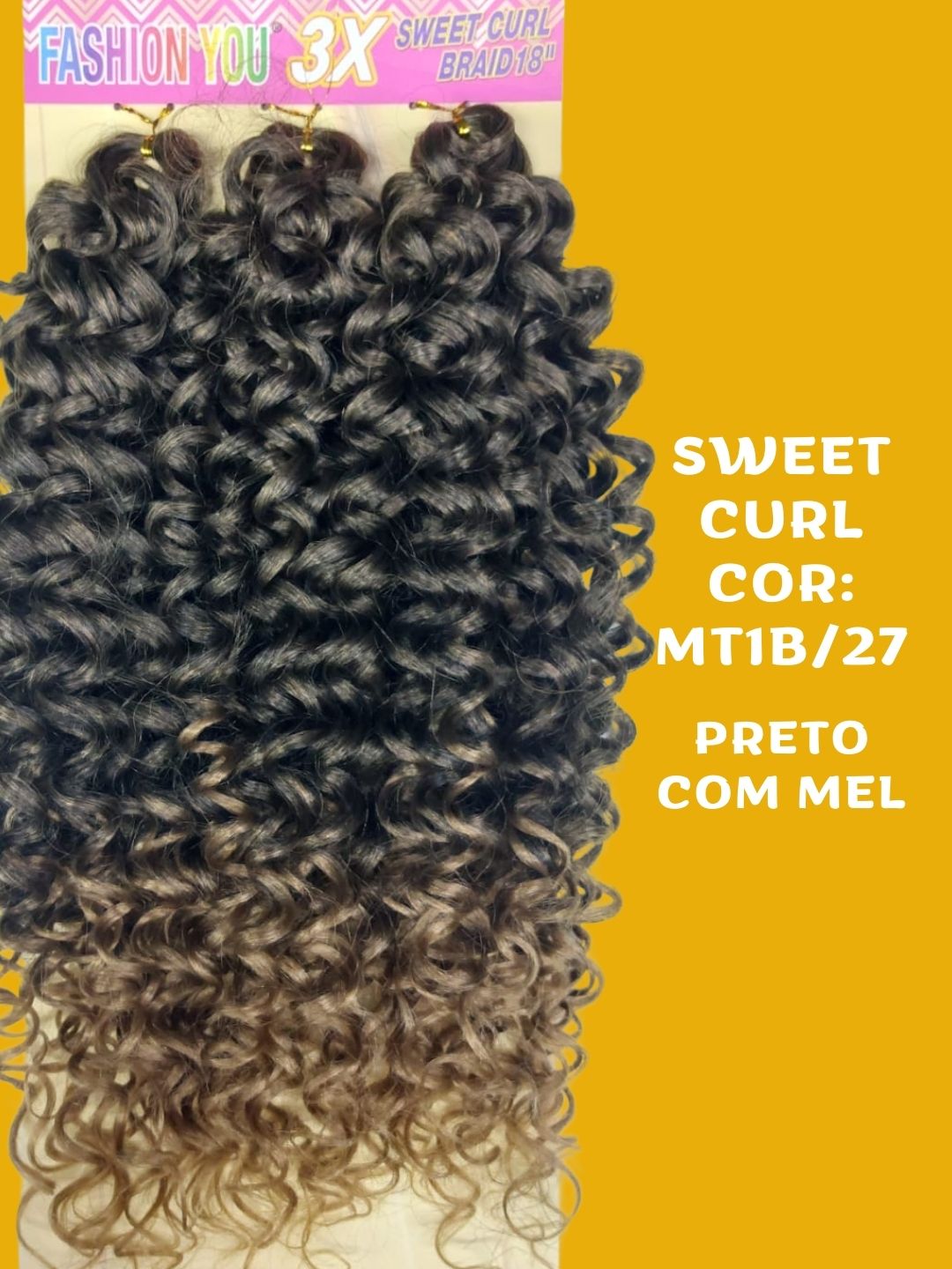 Sweet Curl - 45cm - Fashion You - Crochê