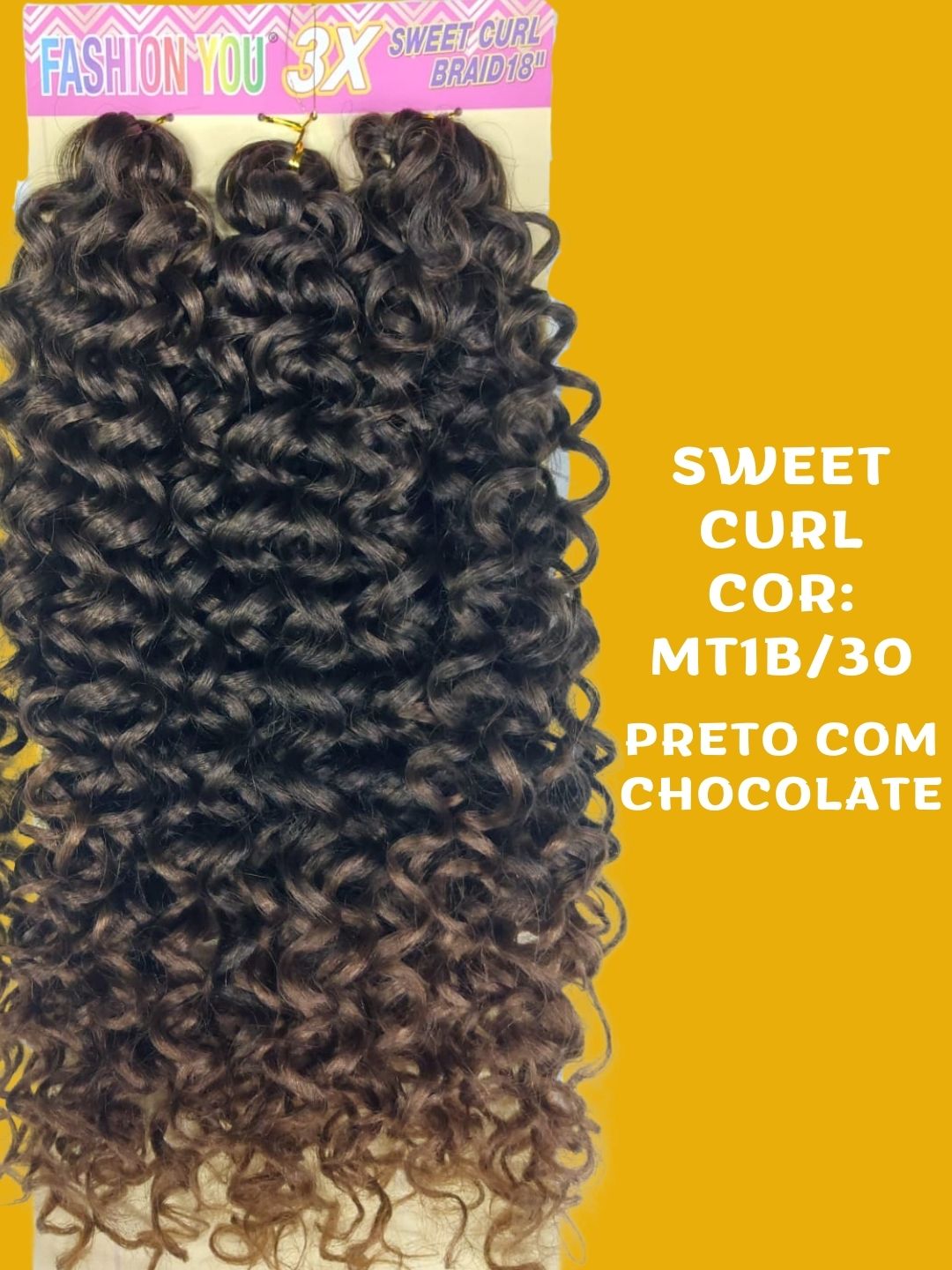 Sweet Curl - 45cm - Fashion You - Crochê