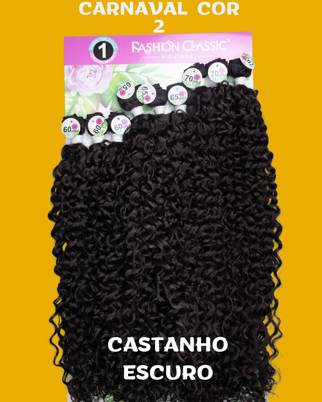 CARNAVAL 70cm - FASHION CLASSIC - Cabelo Cacheado- Bio Fibra