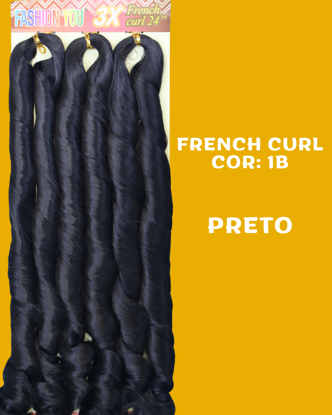 FRENCH CURL 24" - FASHION YOU - 400 gramas - 60CM