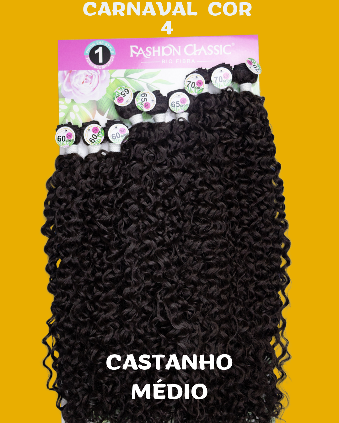 CARNAVAL 70cm - FASHION CLASSIC - Cabelo Cacheado- Bio Fibra