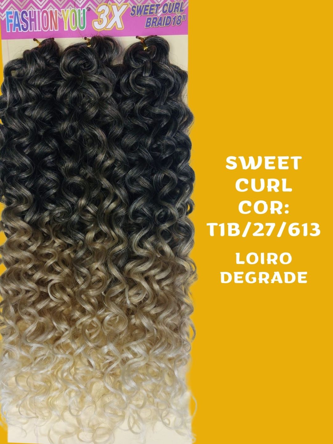 Sweet Curl - 45cm - Fashion You - Crochê
