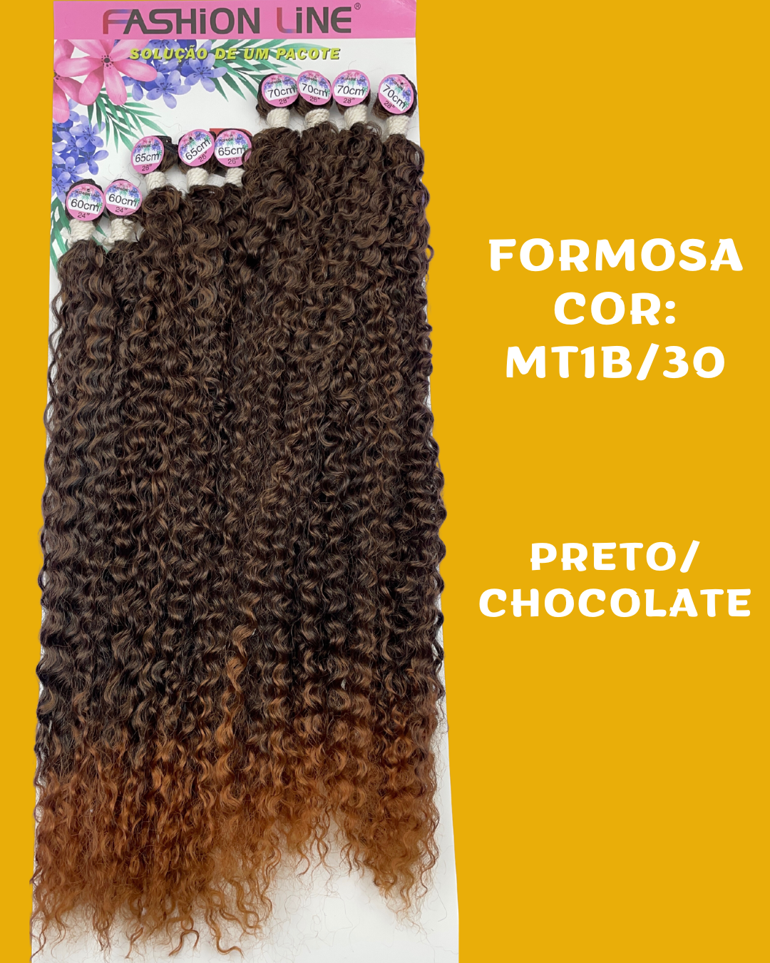 Formosa 70cm - FASHION LINE - Cabelo Cacheado ORGÂNICO.