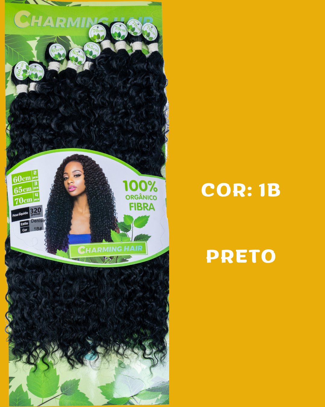 Denise/Anjo 70cm - Charming Hair/Fashion Classic - 300 gramas - Bio Vegetal