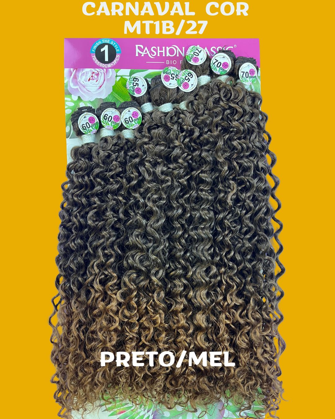 CARNAVAL 70cm - FASHION CLASSIC - Cabelo Cacheado- Bio Fibra