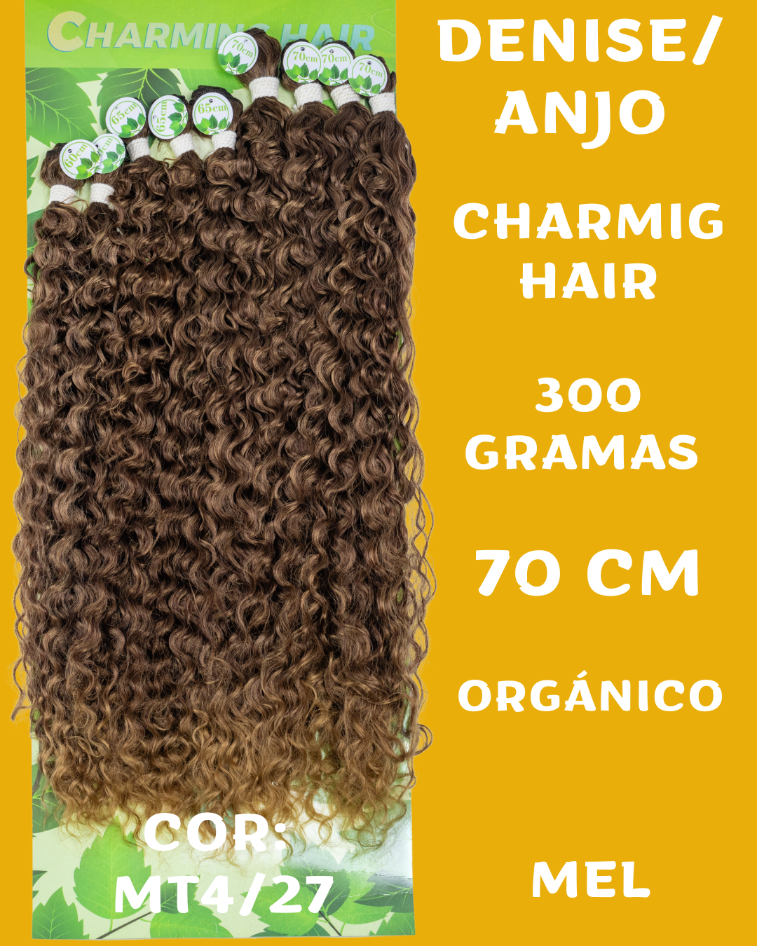 Denise/Anjo 70cm - Charming Hair/Fashion Classic - 300 gramas - Bio Vegetal