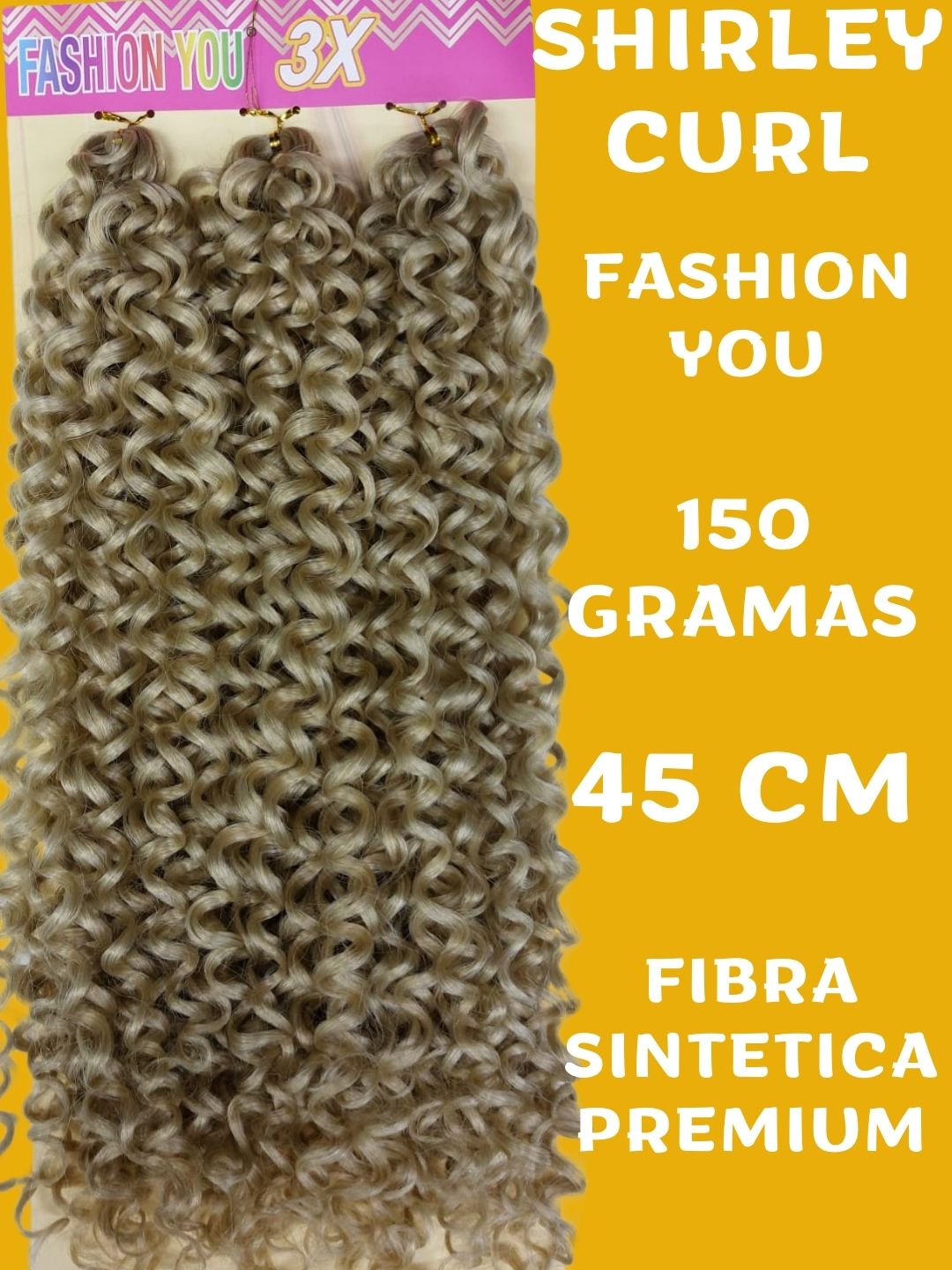 Shirley Curl - 45cm - Fashion You - Crochê