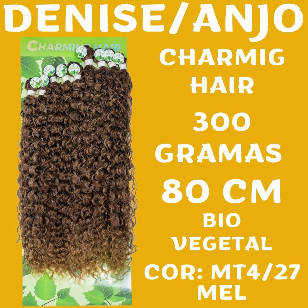 Denise/Anjo 80cm - Charming Hair/Fashion Classic - 300 gramas - Bio Vegetal