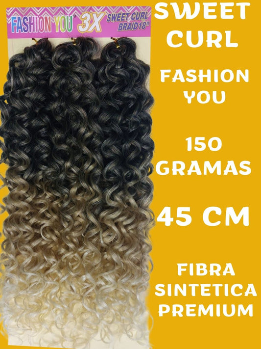 Sweet Curl - 45cm - Fashion You - Crochê