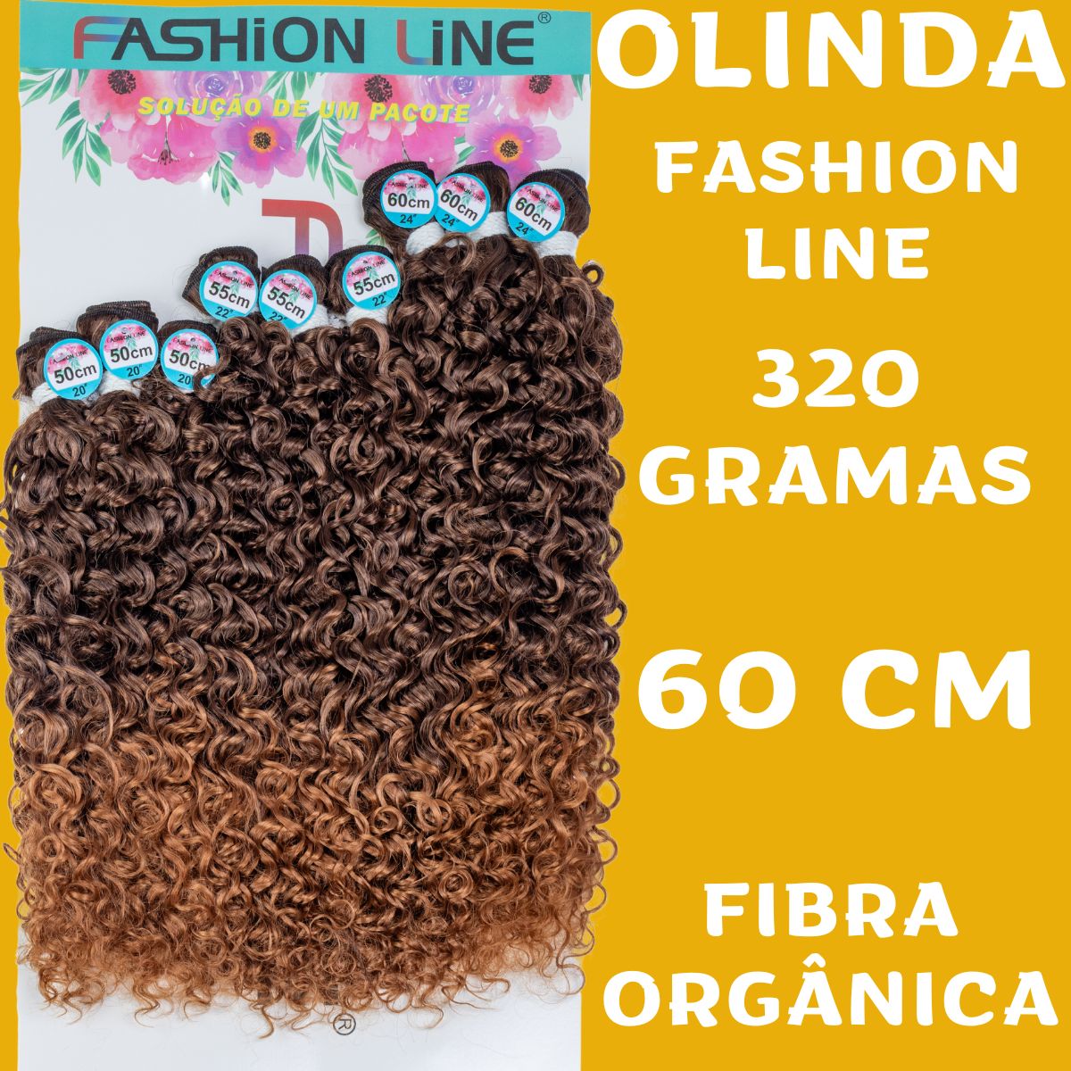 Olinda 60cm - Fashion Line - 320 gramas - Fibra Orgânica