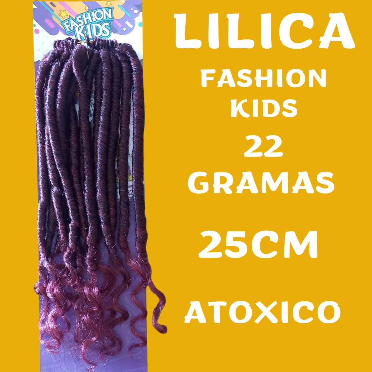 Lilica 25cm - Fashion Kids - 22 gramas