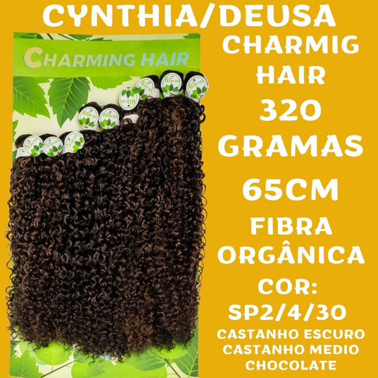 Cyntia/Deusa 65cm - Charming Hair/Fashion Classic - 320 gramas - Fibra Orgânica -