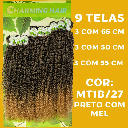 Cyntia/Deusa 65cm - Charming Hair/Fashion Classic - 320 gramas - Fibra Orgânica -