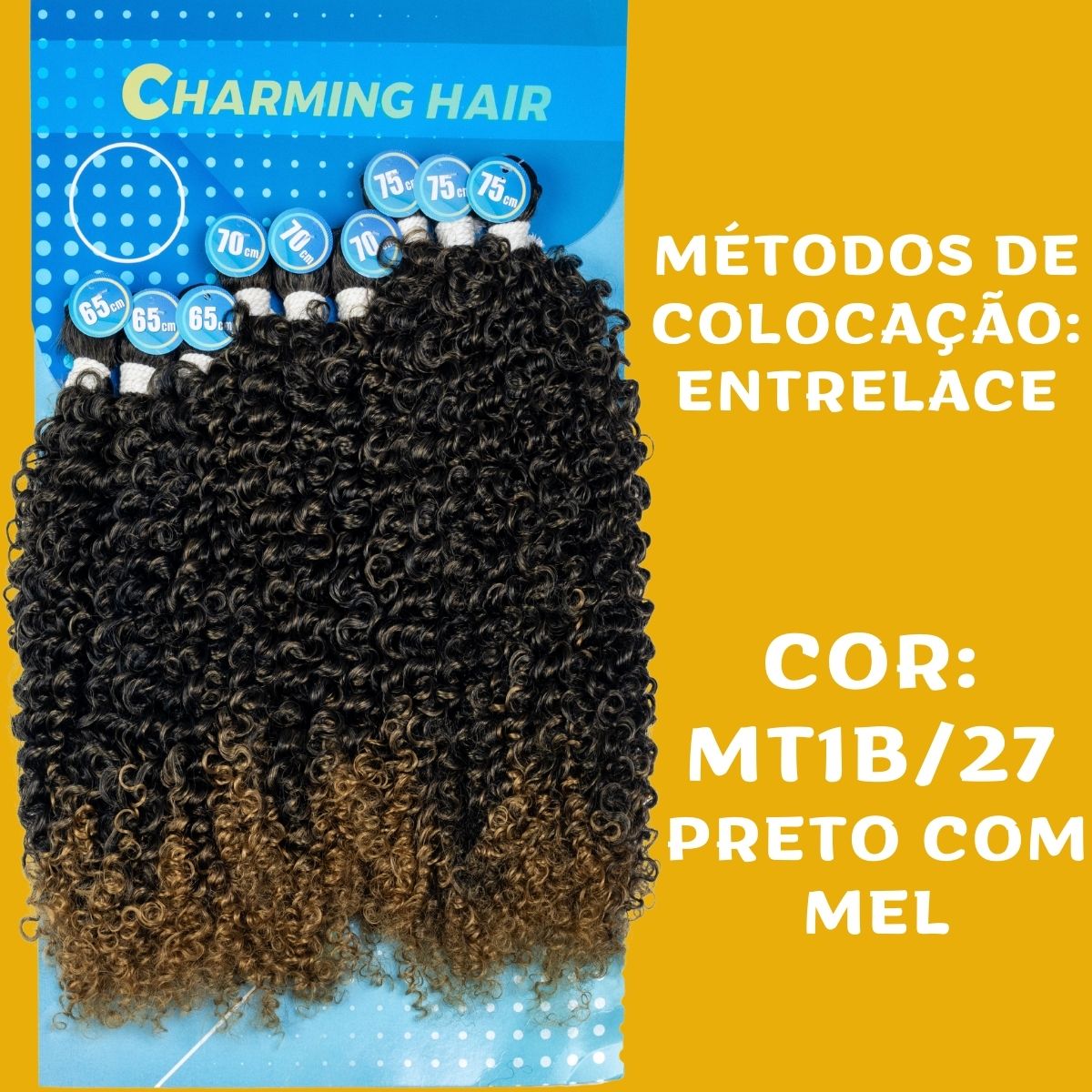 Tina/Juliana 75cm - Charming Hair - 300 gramas - Bio Vegetal