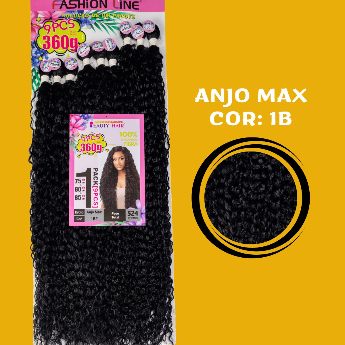 Anjo Max 85cm FASHION LINE - Fibra Orgânica