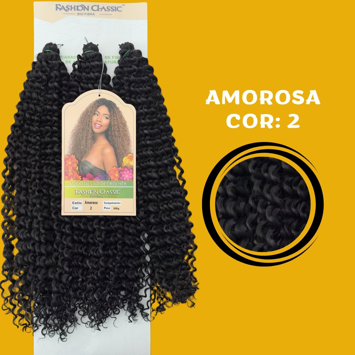 Amorosa 55cm FASHION CLASSIC - Bio Fibra - Dona Hair Euro