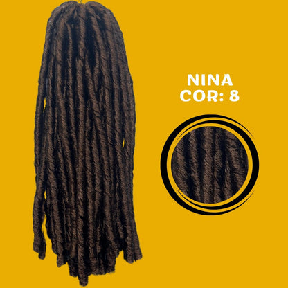 Cabelo Nina Dread Lock 6x 428 gramas Pacotão + AGULHA - Dona Hair Euro