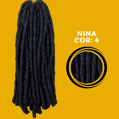 Cabelo Nina Dread Lock 6x 428 gramas Pacotão + AGULHA - Dona Hair Euro