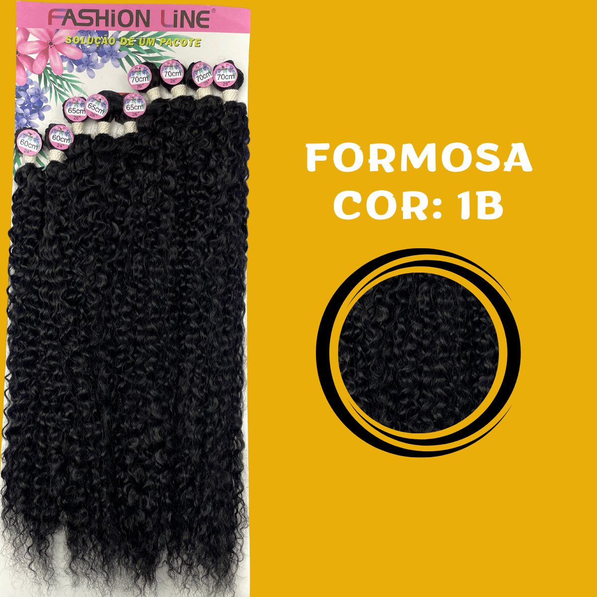 Formosa 70cm - FASHION LINE - Cabelo Cacheado ORGÂNICO. - Dona Hair Euro