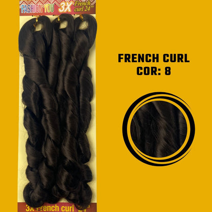 FRENCH CURL 24" - FASHION YOU - 400 G - 60CM - Dona Hair Euro