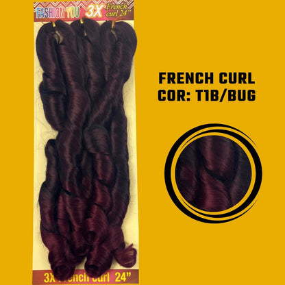 FRENCH CURL 24" - FASHION YOU - 400 G - 60CM - Dona Hair Euro