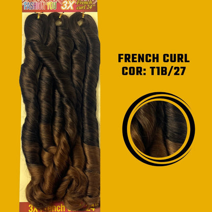 FRENCH CURL 24" - FASHION YOU - 400 G - 60CM - Dona Hair Euro