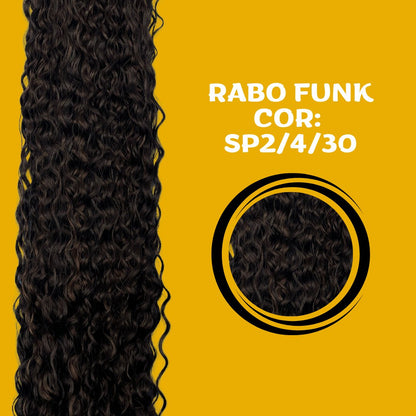 FUNK 80cm Aplique Rabo de Cavalo FASHION CLASSIC Bio Fibra - 170g. - Dona Hair Euro