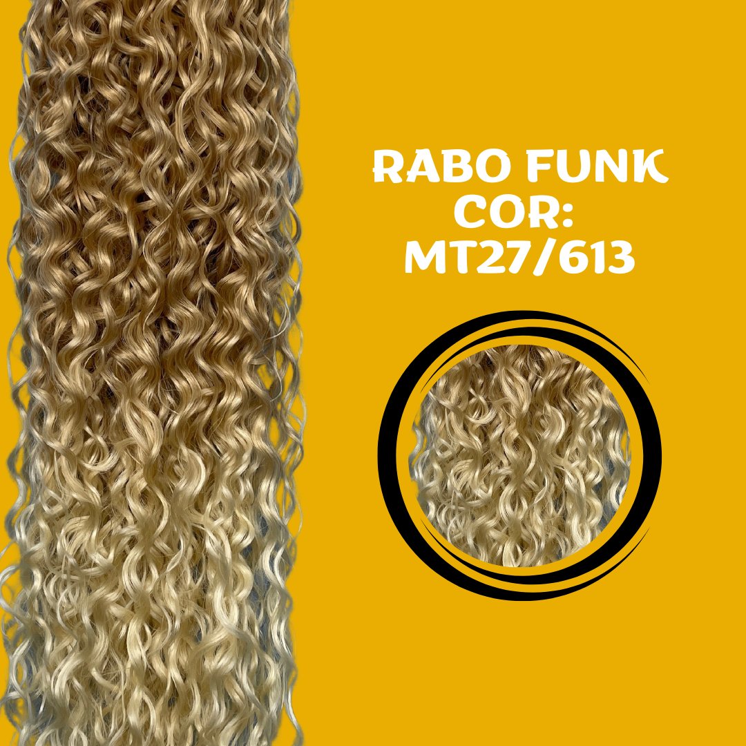 FUNK 80cm Aplique Rabo de Cavalo FASHION CLASSIC Bio Fibra - 170g. - Dona Hair Euro