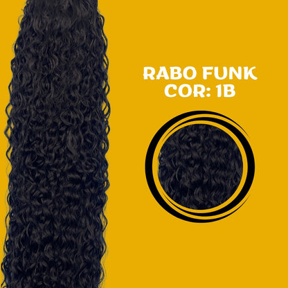 FUNK 80cm Aplique Rabo de Cavalo FASHION CLASSIC Bio Fibra - 170g. - Dona Hair Euro