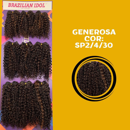 Generosa 40cm - Brazilian Idol - Cabelo ORGÂNICO Cacheado - 300gr - Dona Hair Euro