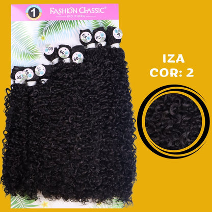 Iza 65cm FASHION CLASSIC Cabelo Cacheado Bio Fibra - 300g. - Dona Hair Euro