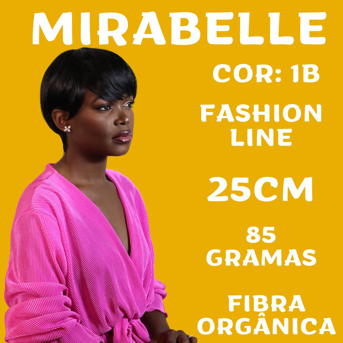 Mirabelle - Cor: 1B - Fashion Line - Dona Hair Euro